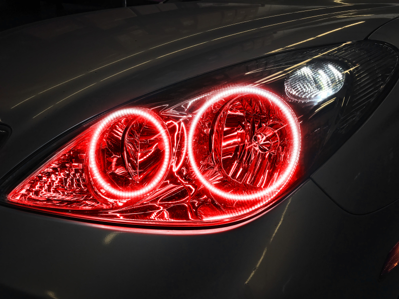 Lexus ES 300 Headlight Halo Kit - ORACLE Lighting - LED Halo - Red - `02-`04